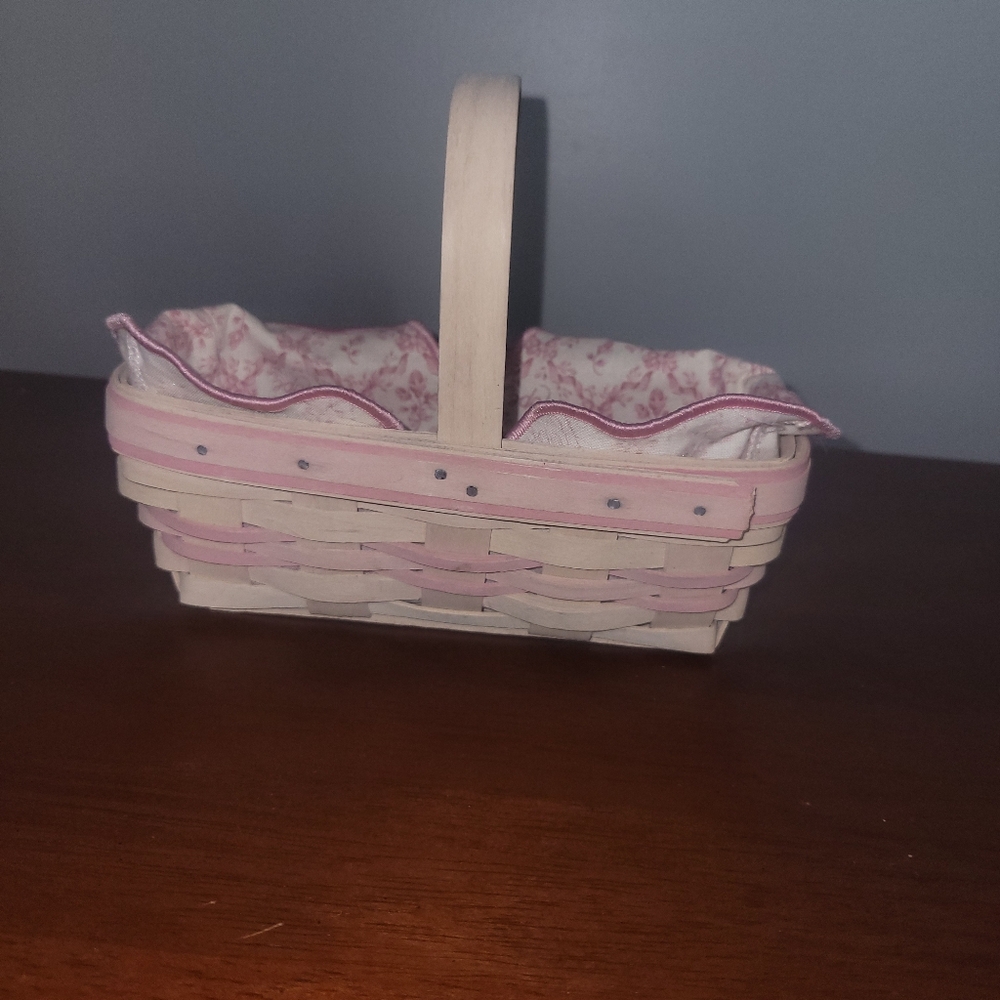 Longaberger Basket w/ Liner, 2000 Century Celebration, American Cancer Society